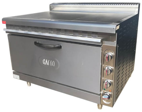 SOLID TOP  3 PLATE STOVE W1200 X D1000 X H840MM - cater-care